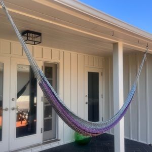 Rope Hammock | Costa Rican handwoven | Beautiful Colors | Outdoors/Travel